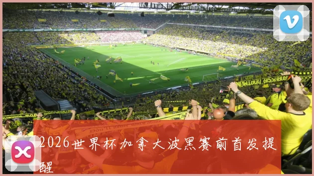 2026世界杯加拿大波黑赛前首发提醒